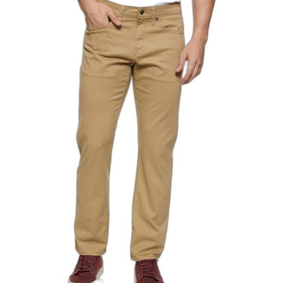 U.S. Polo Assn. NWT Brown Slim Straight Stretch Chinos Big & Tall Size 42X30 - Picture 1 of 11